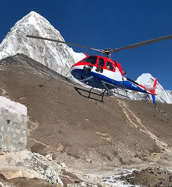 Helicopter tour to Everest Base Camp
