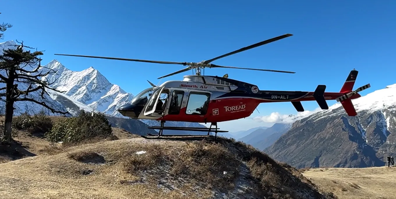 Helicopter tour to Everest Base Camp